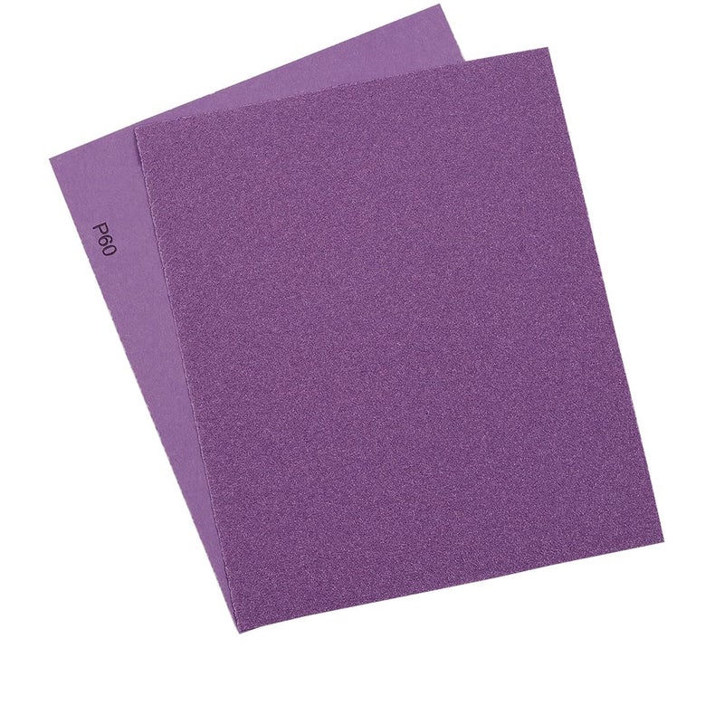 Arilier Sandpaper 60 Grit, Wet Dry Sanding Sheets 9 x 11 Inch, Advanced White Fused Alumina Abrasive Sander Paper for Wood Furniture Finishing, Metal Sanding, Automotive Polishing, Purple,12-Sheets - Image 2